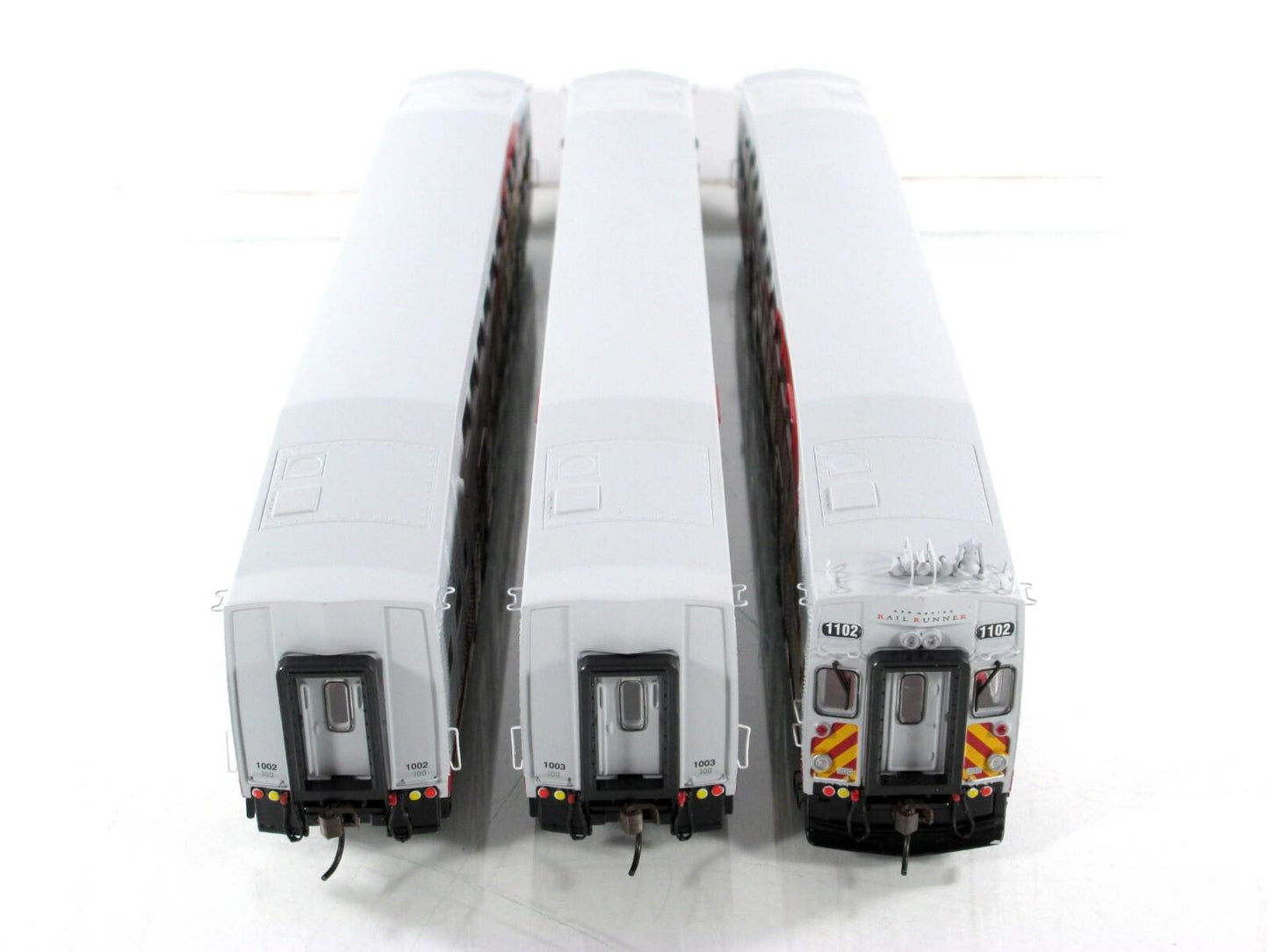 HO Scale *NEW MEXICO RAIL RUNNER* Bombardier Set #1102,1002,1003 - Athearn 25902