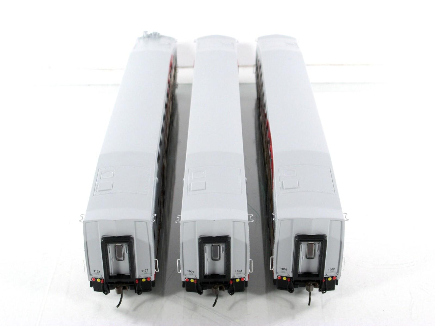 HO Scale *NEW MEXICO RAIL RUNNER* Bombardier Set #1102,1002,1003 - Athearn 25902