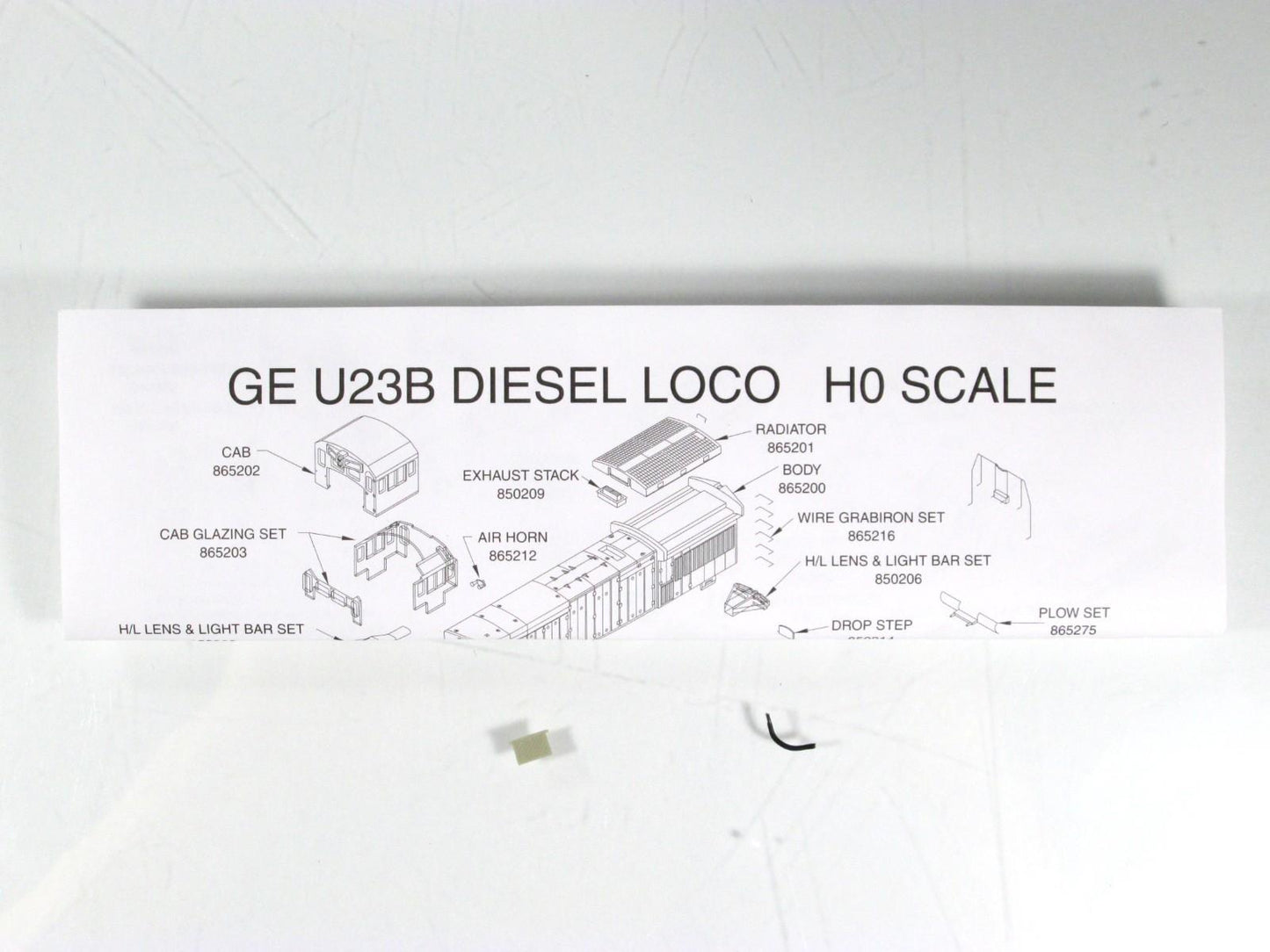 HO Scale ***DELAWARE & HUDSON*** GE U23B Locomotive #2316 - Atlas 8659, DCC Rdy