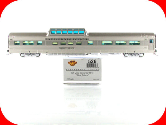 HO Scale ***WP CA ZEPHYR*** SILVER PALACE DOME #813 ------ Broadway 526, Lighted