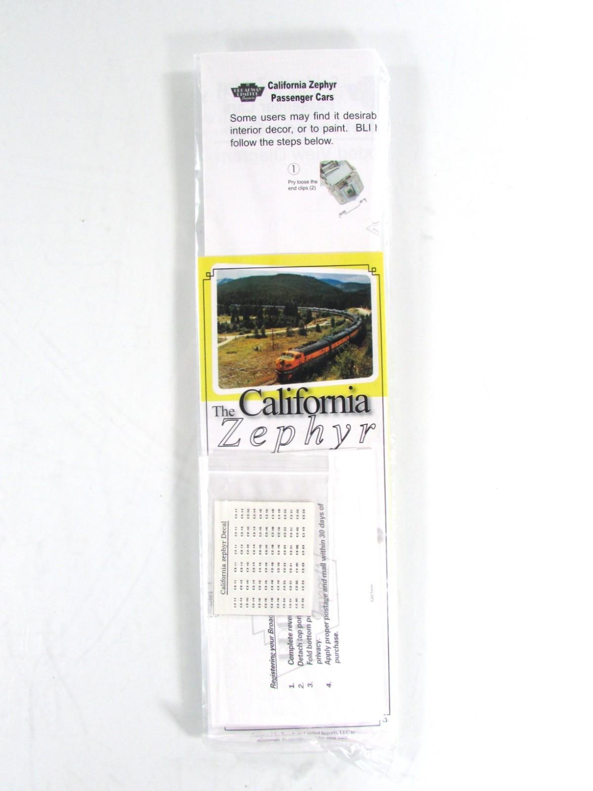 HO Scale ***WP CA ZEPHYR*** SILVER CHALET DOME #831 ------ Broadway 527, Lighted