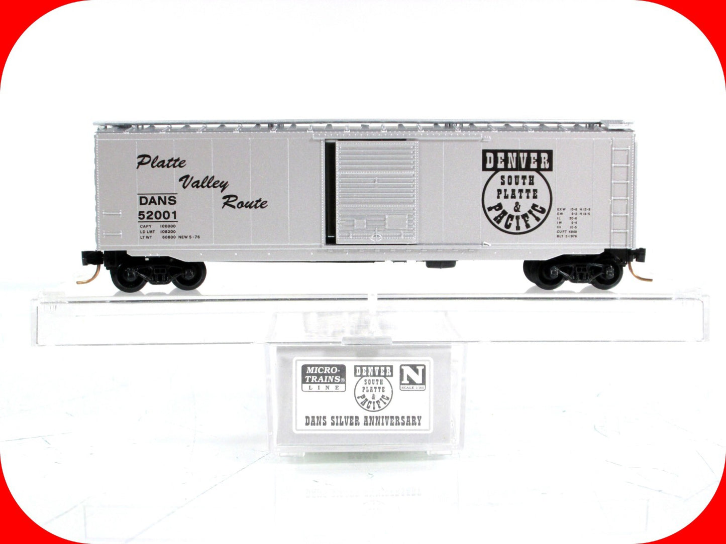 N Scale **DENVER SOUTH PLATTE** 50' Box Car #52001 - Micro Trains Special **RARE
