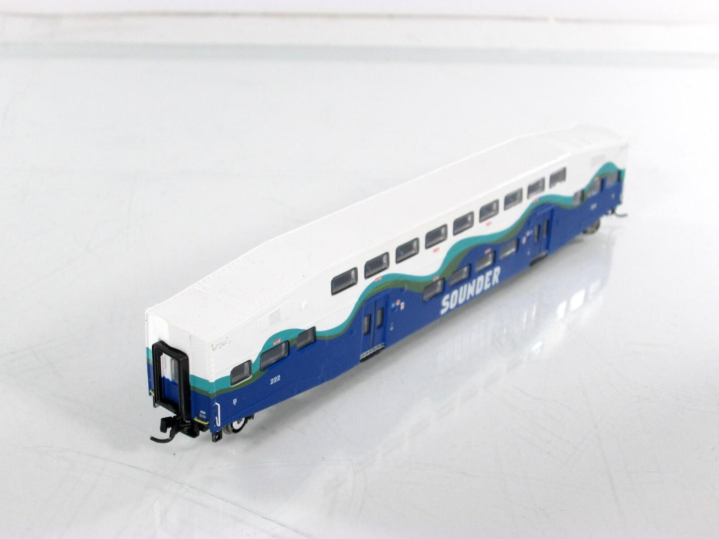 N Scale **SEATTLE SOUNDER** Bombardier Commuter Coach Car #222 - Athearn 10163