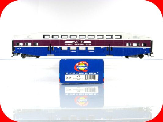 HO Scale ***ALTAMONT COMMUTER EXPRESS*** Bombardier Coach #3210 -- Athearn 25704