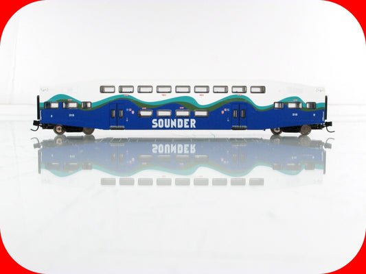 N Scale **SEATTLE SOUNDER** Bombardier Commuter Coach Car #215 - Athearn 10163