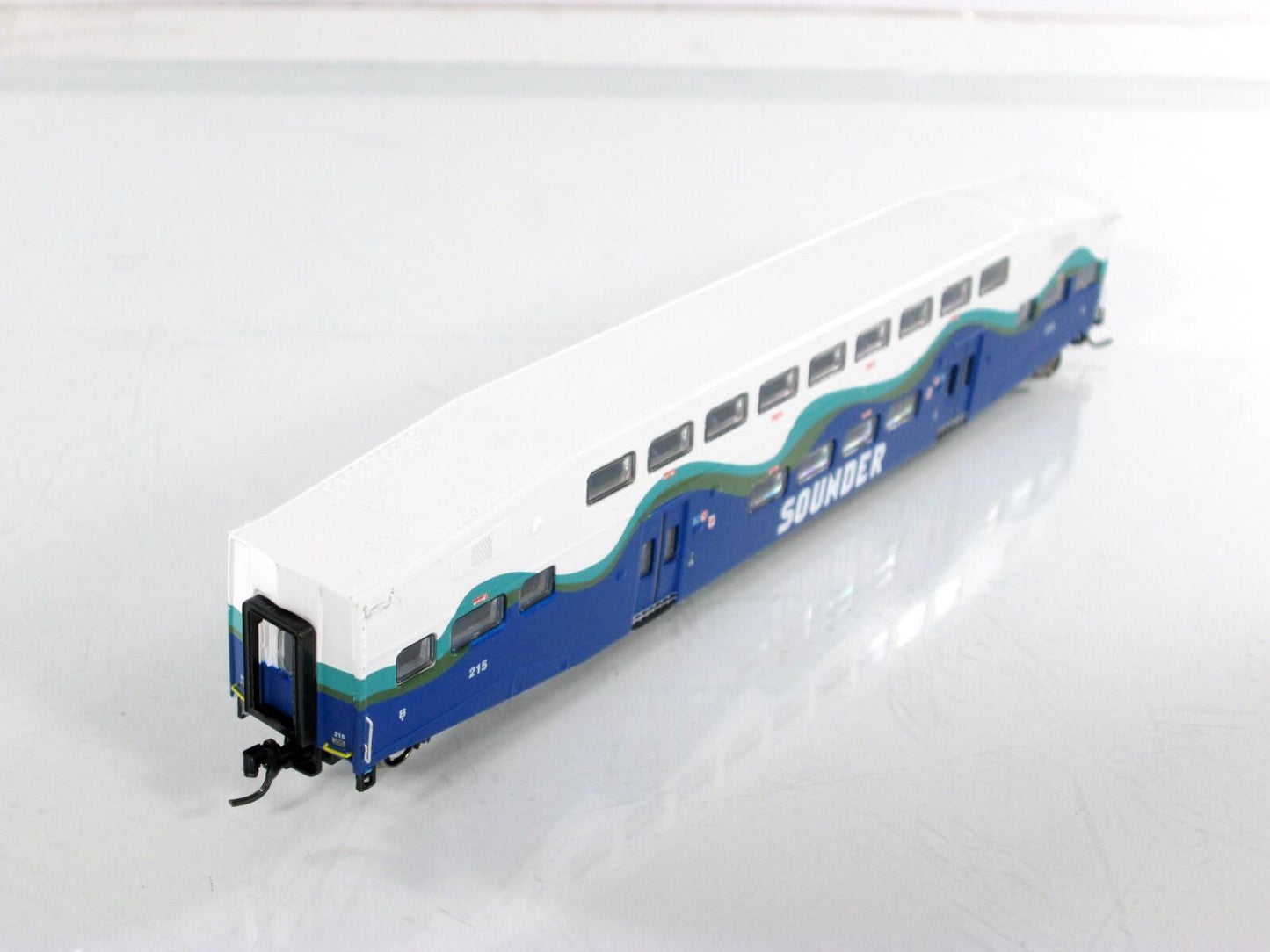 N Scale **SEATTLE SOUNDER** Bombardier Commuter Coach Car #215 - Athearn 10163