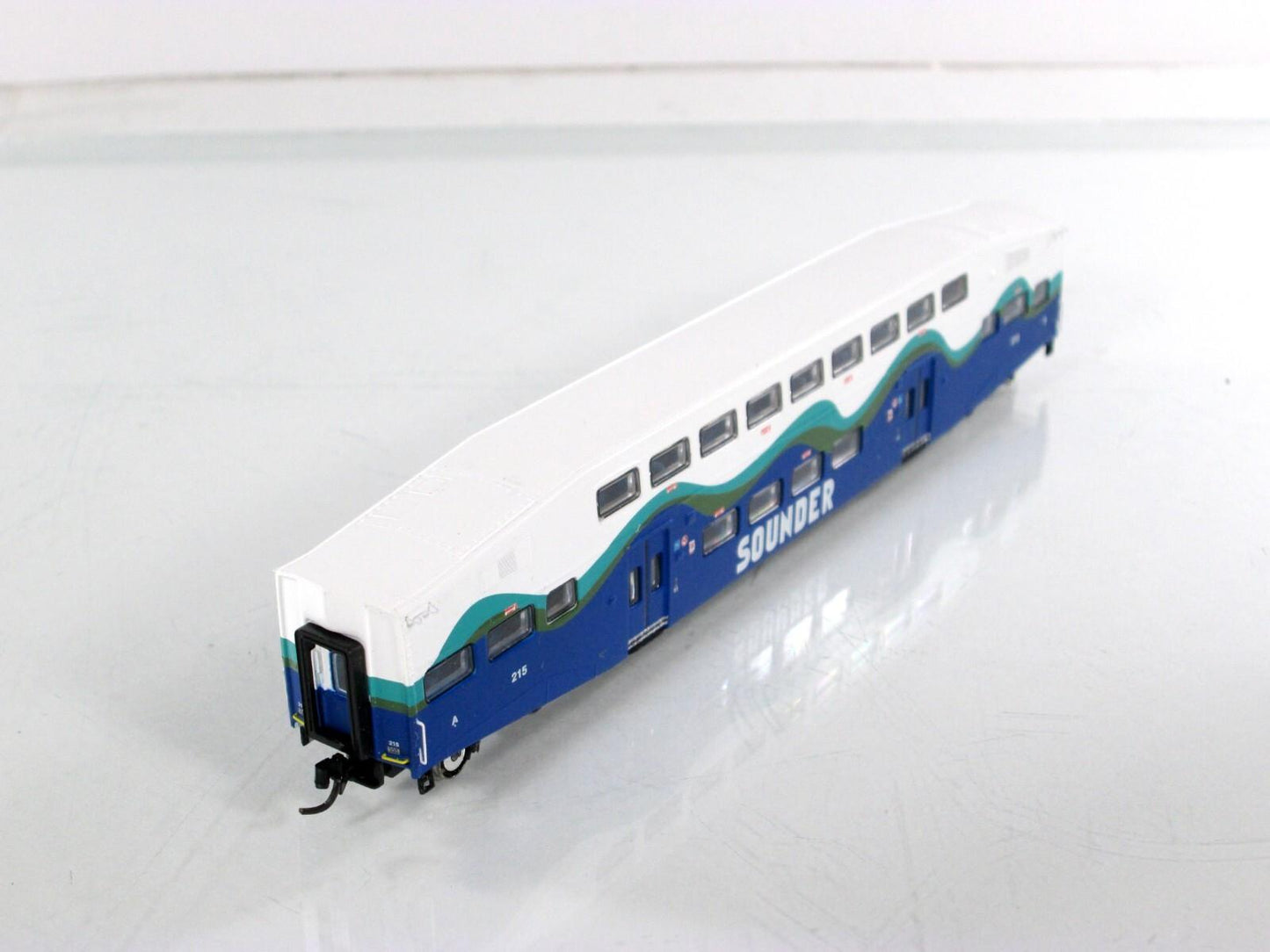 N Scale **SEATTLE SOUNDER** Bombardier Commuter Coach Car #215 - Athearn 10163
