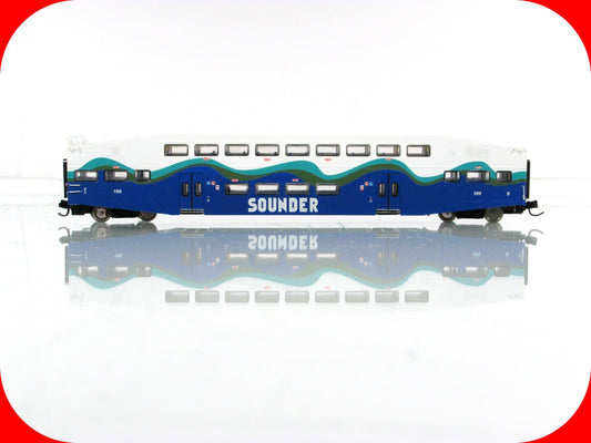 N Scale **SEATTLE SOUNDER** Bombardier Commuter Control Car #109 - Athearn 10163