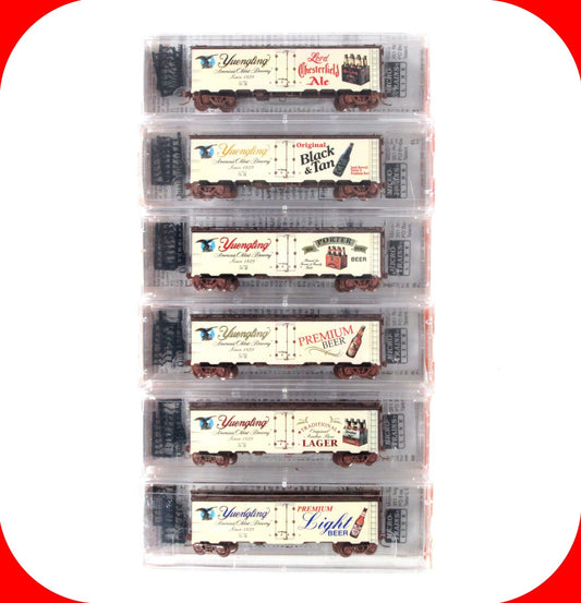 N Scale ***YUENGLING BREWERY*** Beer Reefer 6-Pack ---- Micro Trains NSC Special