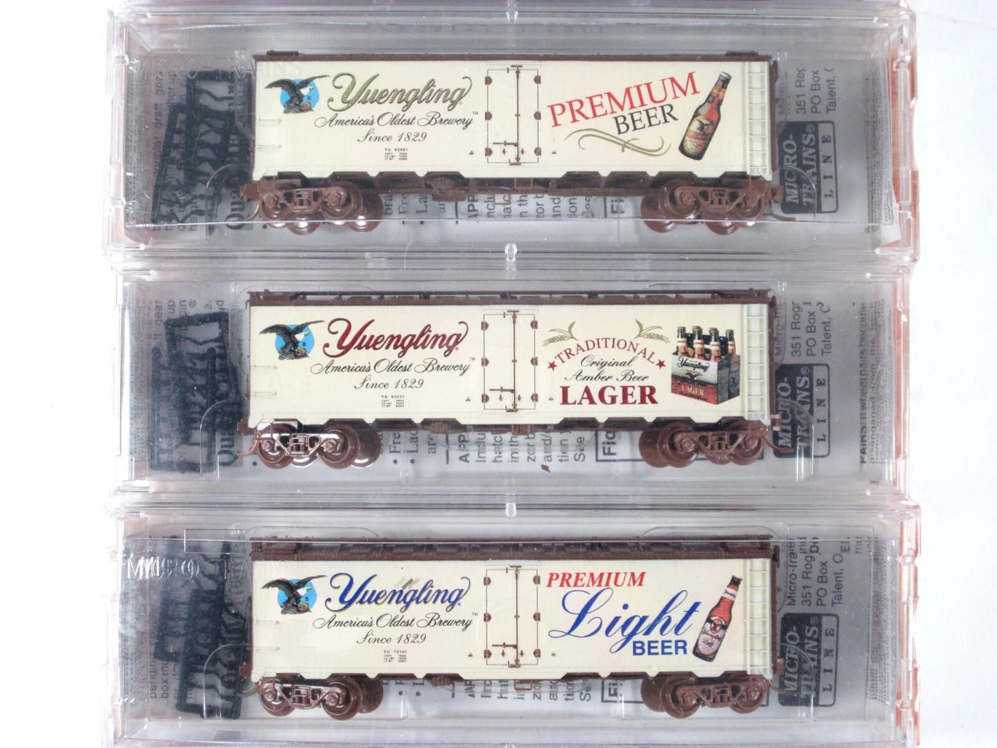 N Scale ***YUENGLING BREWERY*** Beer Reefer 6-Pack ---- Micro Trains NSC Special