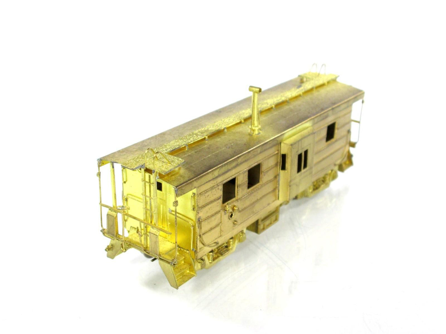 HO Scale BRASS ***Milwaukee Road*** Bay Window Caboose - Overland OMI-1185, Ajin