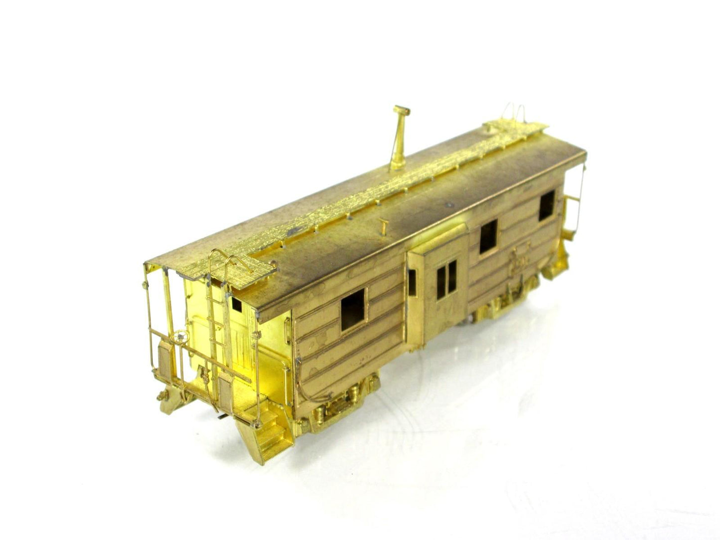 HO Scale BRASS ***Milwaukee Road*** Bay Window Caboose - Overland OMI-1185, Ajin