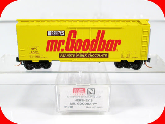 N Scale ***HERSHEY'S MR GOODBAR*** 40' Box Car, HFC 9002 ---- Micro Trains 21310