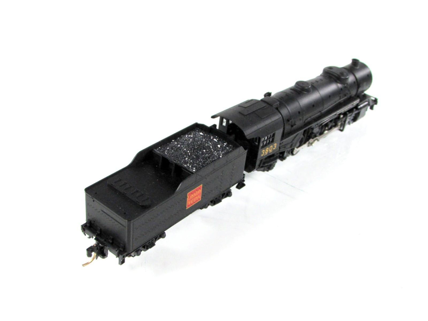 N Scale ***CANADIAN NATIONAL*** Heavy Mikado 2-8-2 Steamer #3803 - Kato 126-0104