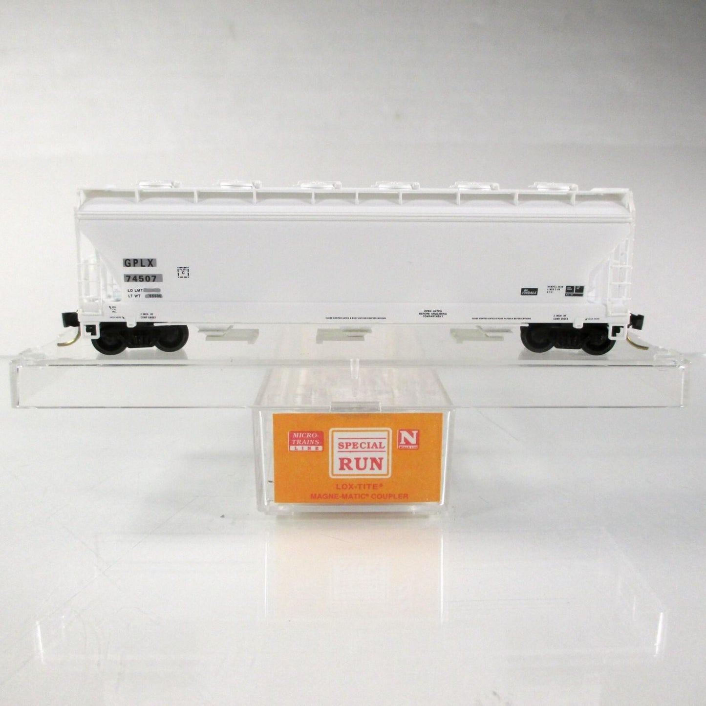 N Scale GPLX **STREN, CASPO GRAFFITI** Hopper #119 of 300 - Micro Trains **RARE