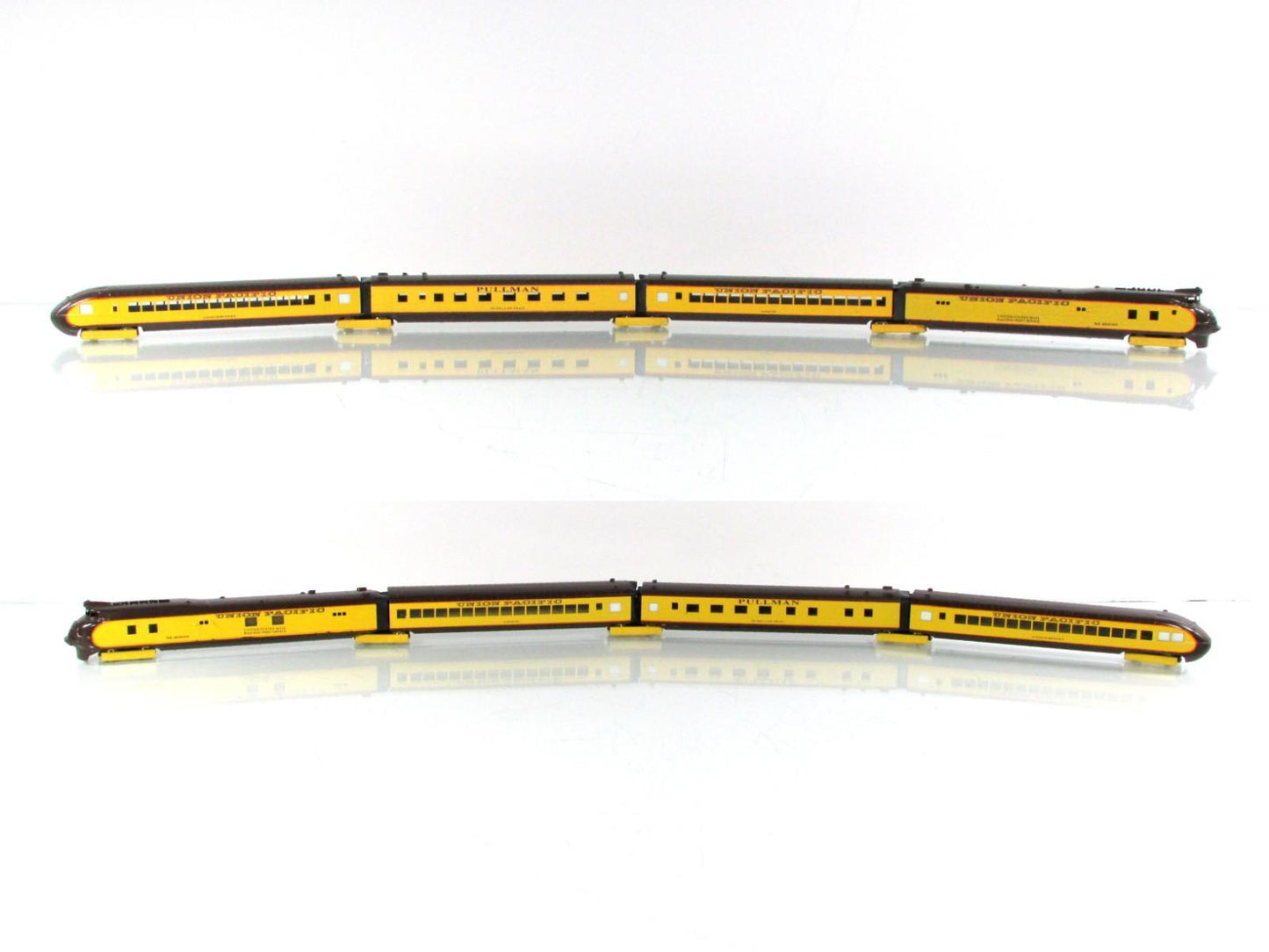 N Scale BRASS **UNION PACIFIC** M-10000 4-Unit Locomotive Passenger Set - Sunset