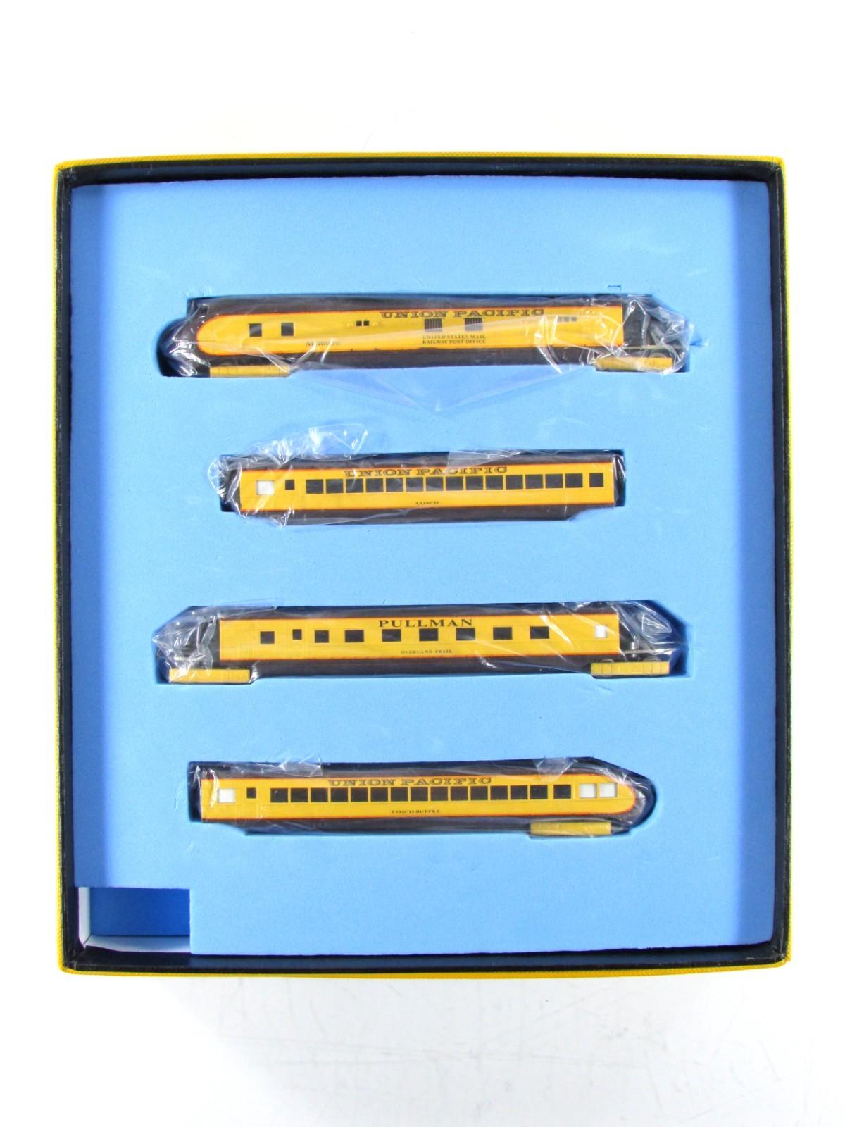 N Scale BRASS **UNION PACIFIC** M-10000 4-Unit Locomotive Passenger Set - Sunset