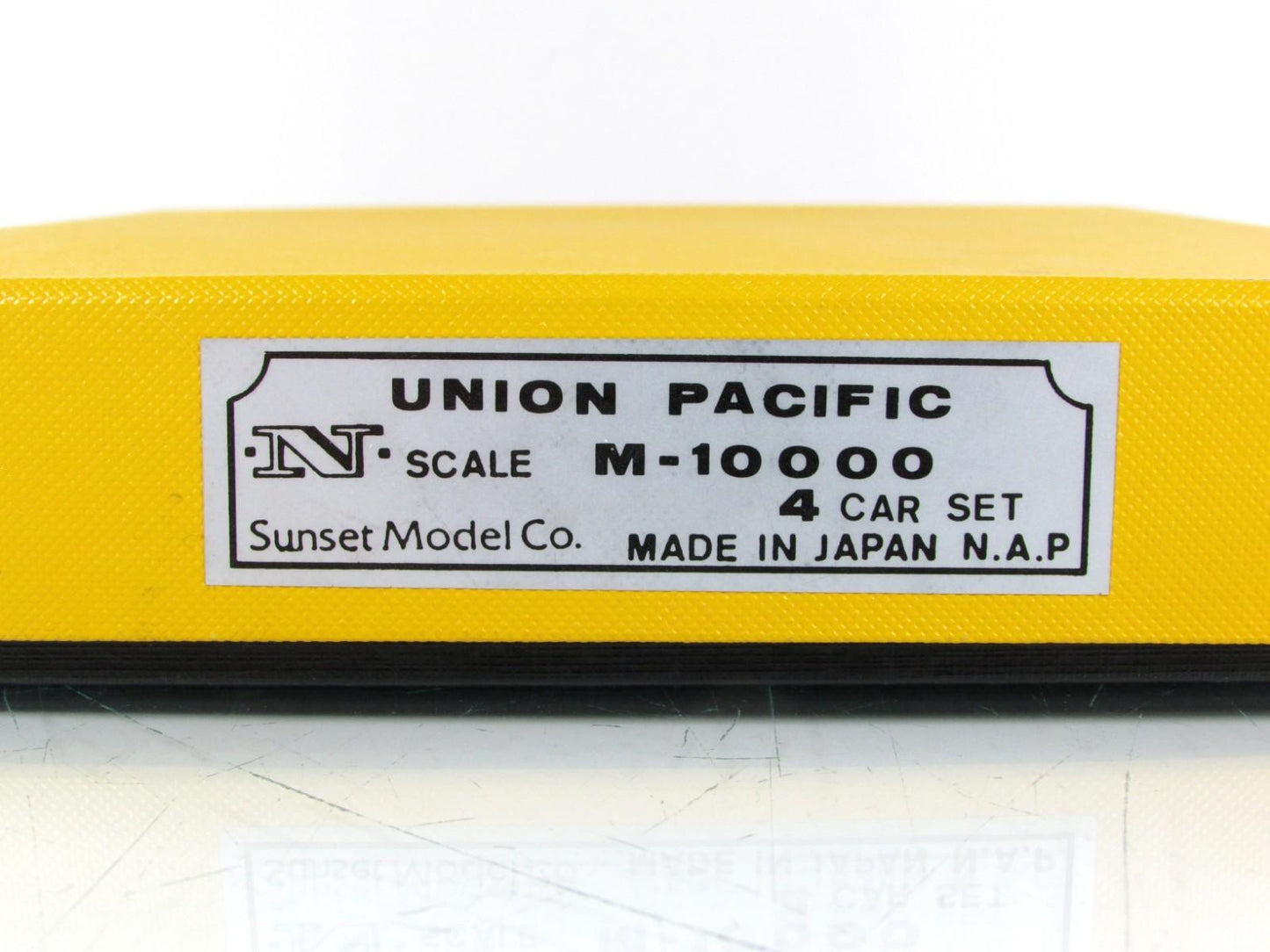 N Scale BRASS **UNION PACIFIC** M-10000 4-Unit Locomotive Passenger Set - Sunset