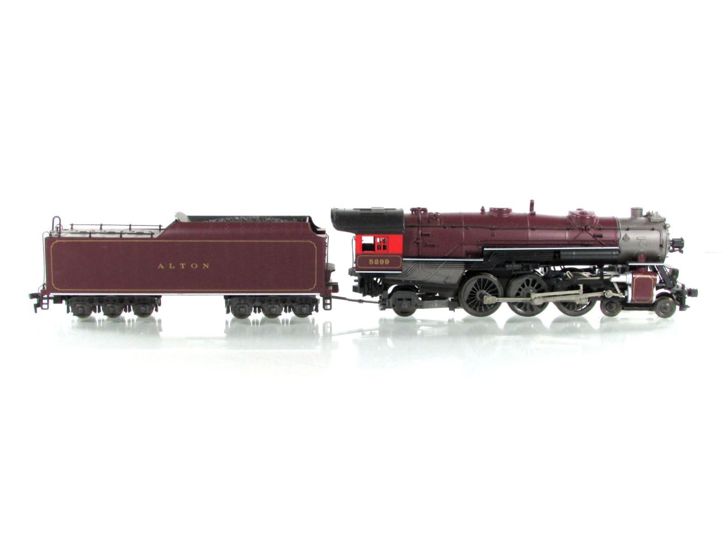 HO Scale ***CHICAGO & ALTON*** 4-6-2 H Pacific Steam Locomotive #5299 - IHC 5406