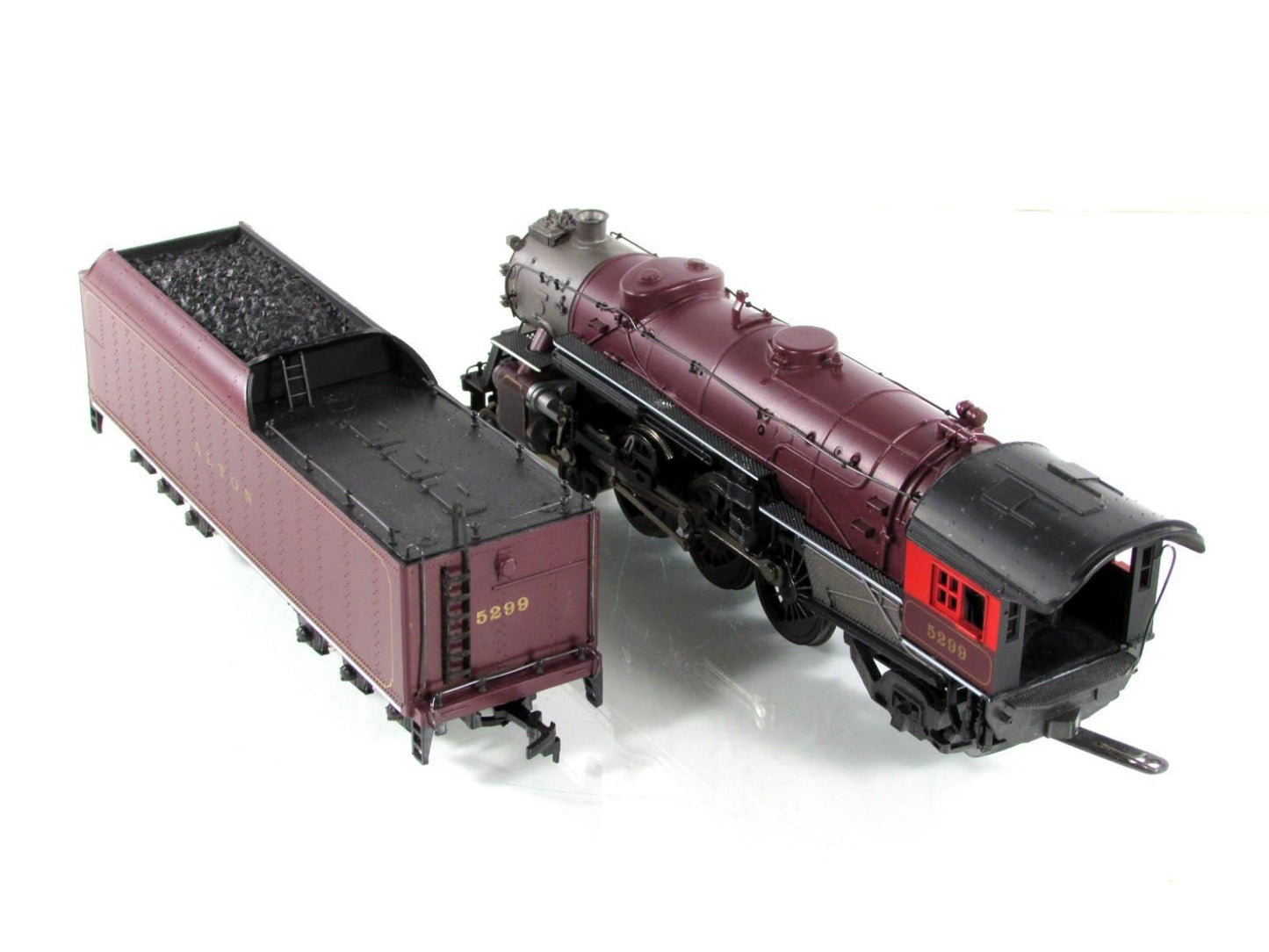 HO Scale ***CHICAGO & ALTON*** 4-6-2 H Pacific Steam Locomotive #5299 - IHC 5406