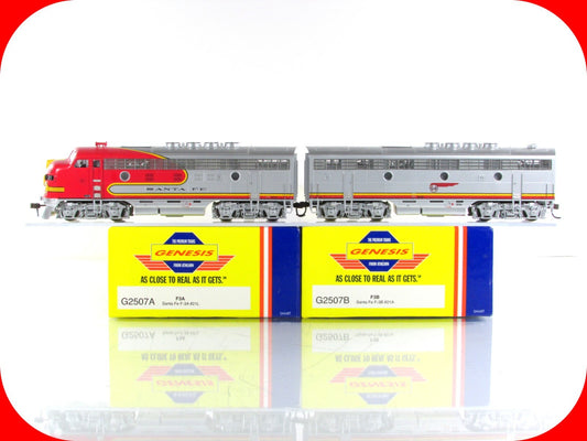 HO Scale ***SANTA FE*** F3A-F3B Locomotive Set #21 ---- Athearn G2507, DCC Ready