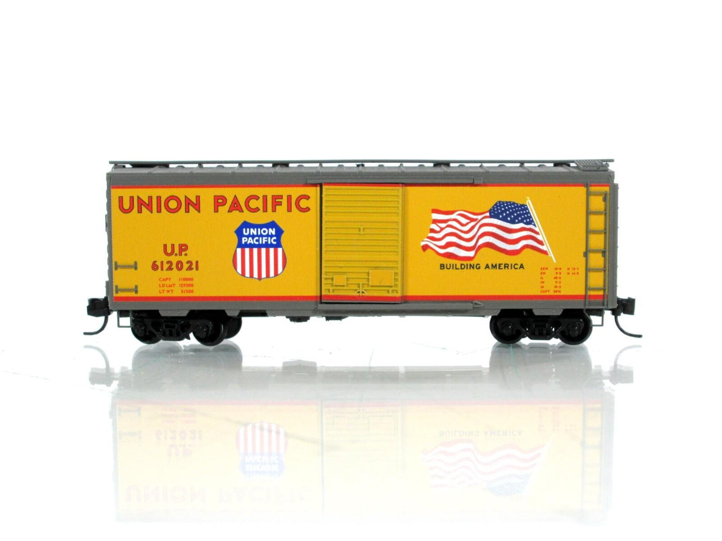 N Scale **UP Building America** Box Car #612021 - Micro Trains NSE **ULTRA RARE!