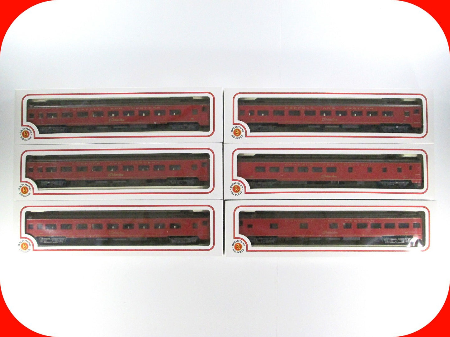 HO Scale ***POWHATAN ARROW*** NORFOLK & WESTERN Passenger Set - Bachmann 43-1290