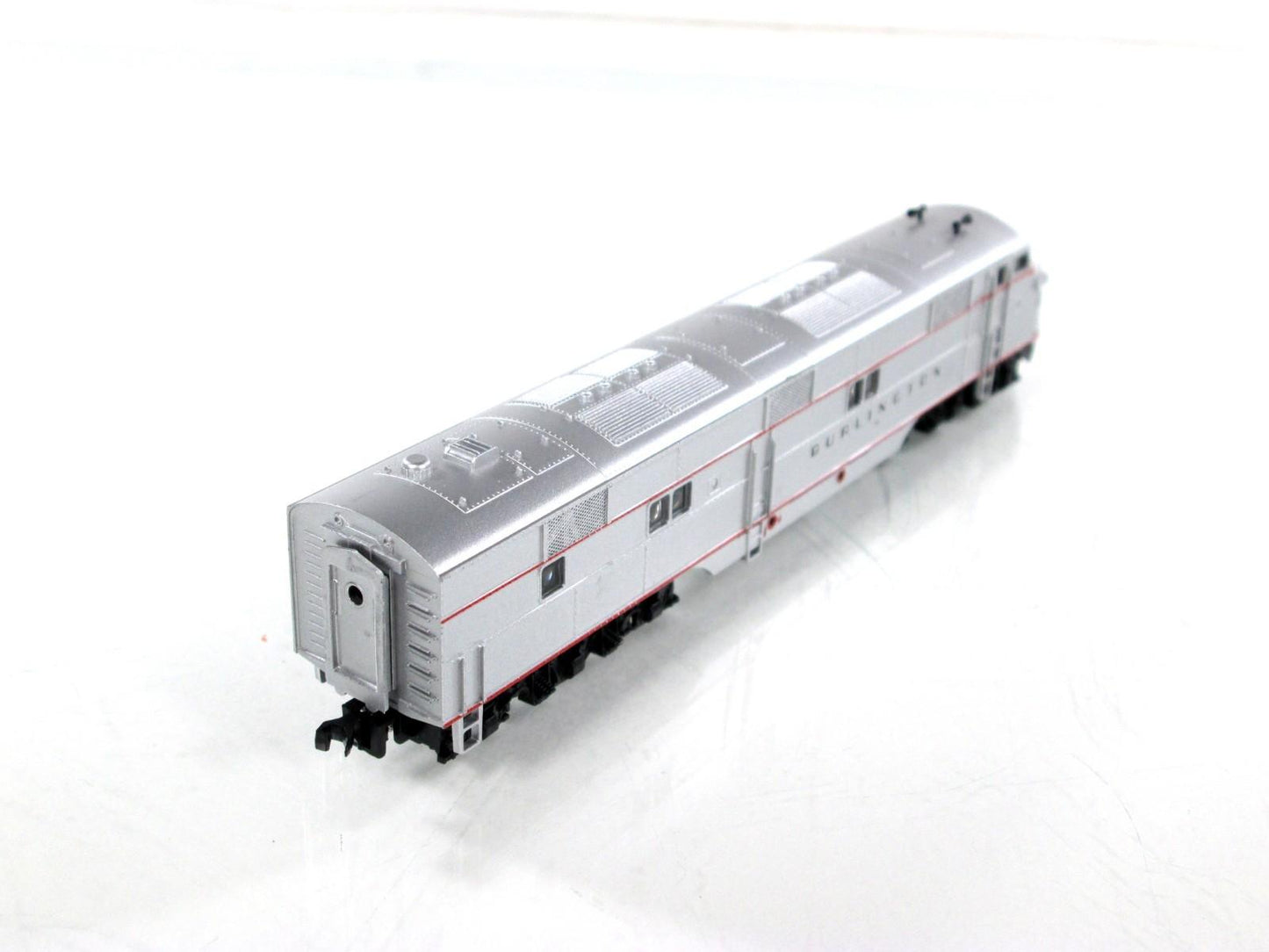 N Scale ***BURLINGTON** E7A Locomotive - Life-Like, Knuckle Cplrs (Swapped Case)