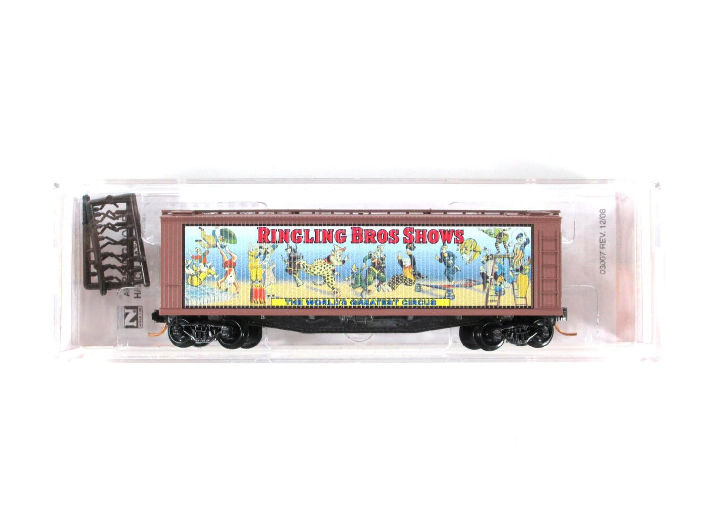 N Scale ***RINGLING CIRCUS*** Billboard Car #2 Box Car --- Micro Trains 04700402