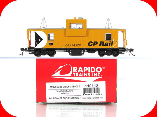 HO Scale **CANADIAN PACIFIC** Wide-Vision Caboose #434528 -Rapido 110112 *Lights