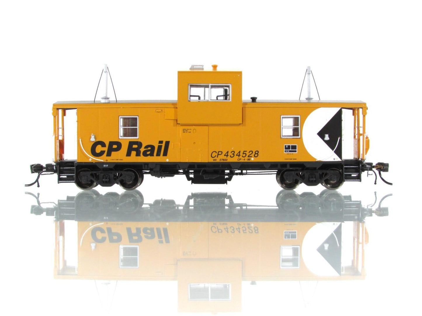 HO Scale **CANADIAN PACIFIC** Wide-Vision Caboose #434528 -Rapido 110112 *Lights