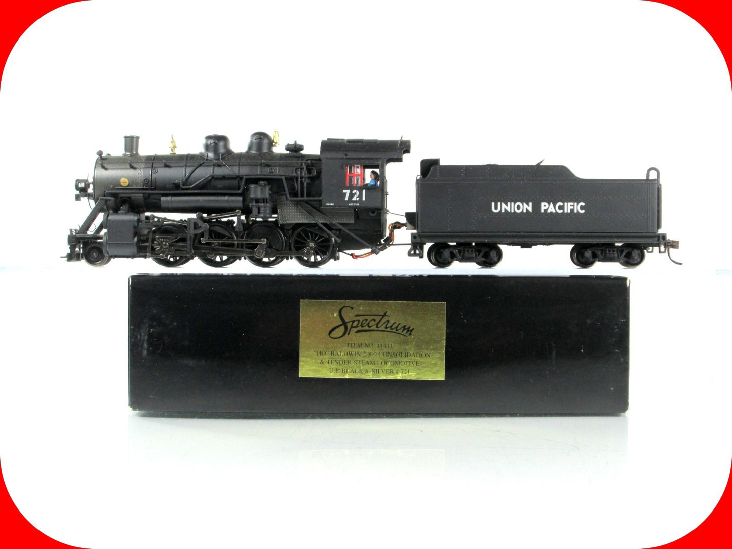 HO Scale ***UNION PACIFIC** 2-8-0 Consolidation Locomotive #721 - Bachmann 11411