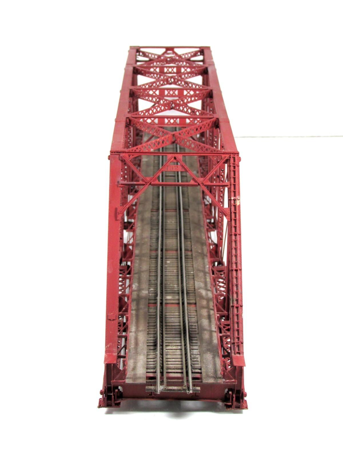 HO Scale BRASS Pin Connected Truss Bridge (Length 22.5" / 145') - Overland 3324