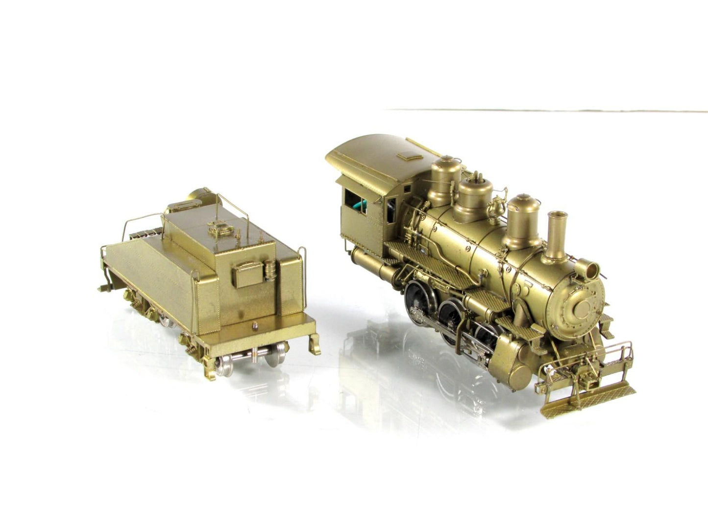HO Scale Brass **SANTA FE** 2100 Series 0-6-0 Steam Locomotive - Hallmark Models