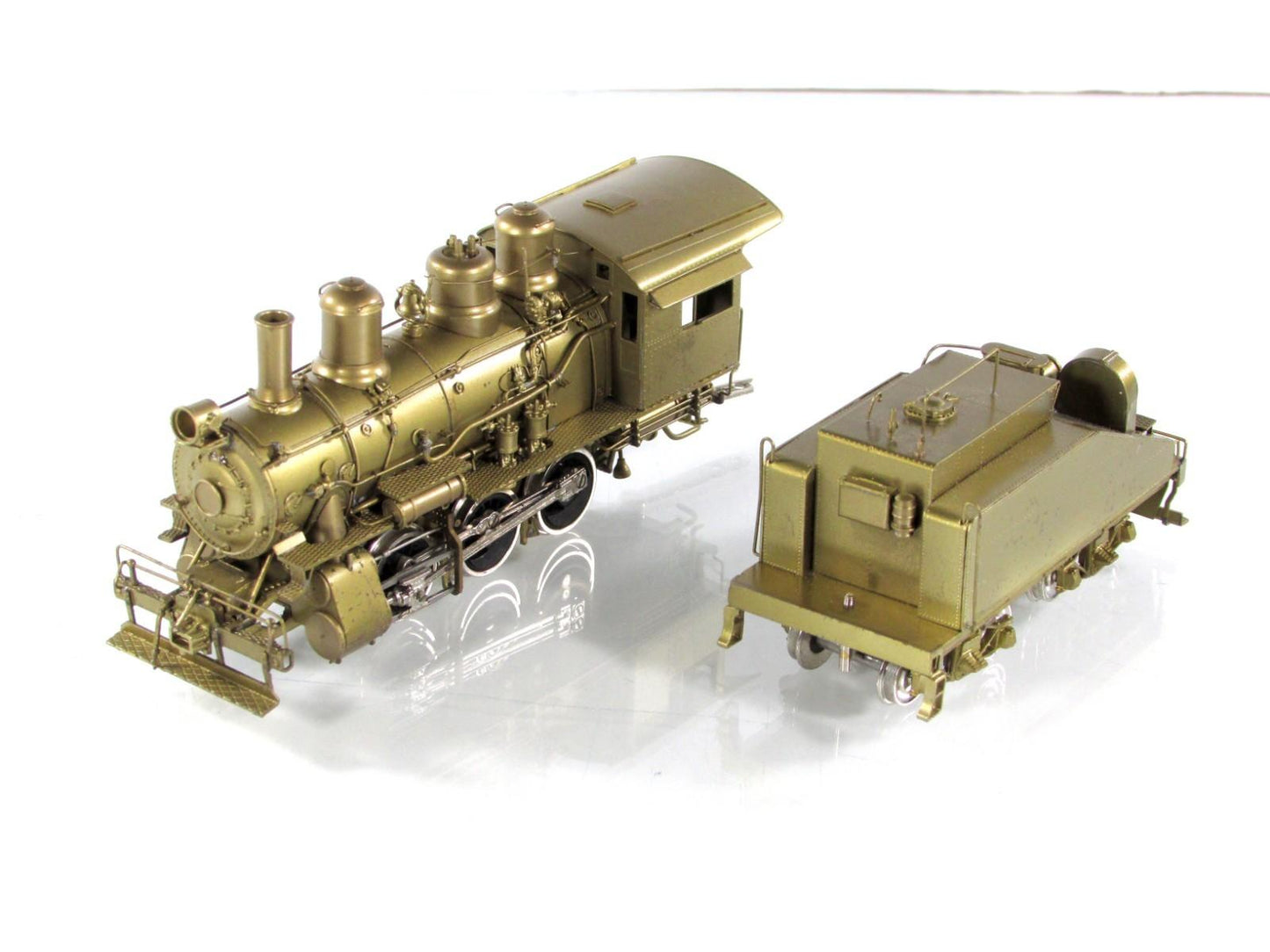 HO Scale Brass **SANTA FE** 2100 Series 0-6-0 Steam Locomotive - Hallmark Models