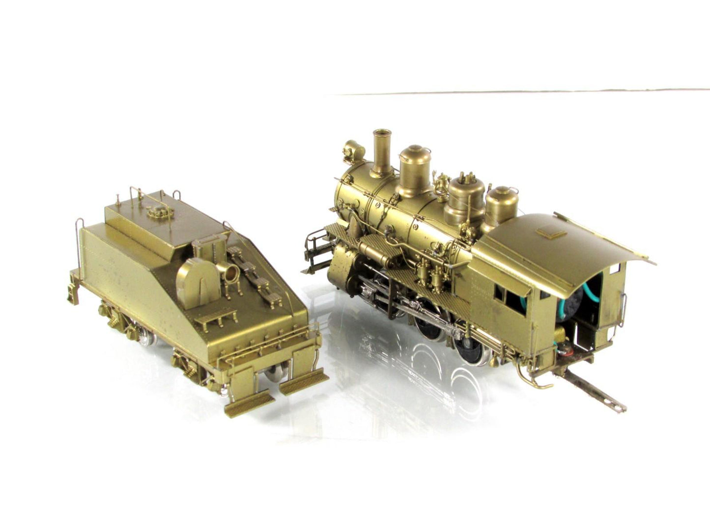 HO Scale Brass **SANTA FE** 2100 Series 0-6-0 Steam Locomotive - Hallmark Models