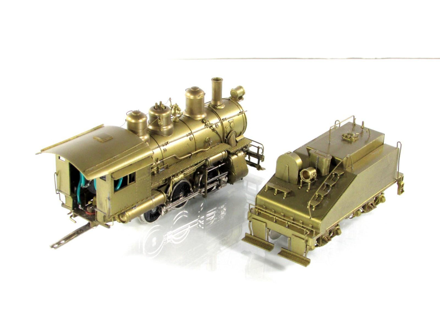 HO Scale Brass **SANTA FE** 2100 Series 0-6-0 Steam Locomotive - Hallmark Models