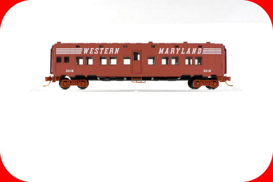 N Scale ***WESTERN MARYLAND*** 50' Troop Sleeper #3018 --- Micro Trains 11600040