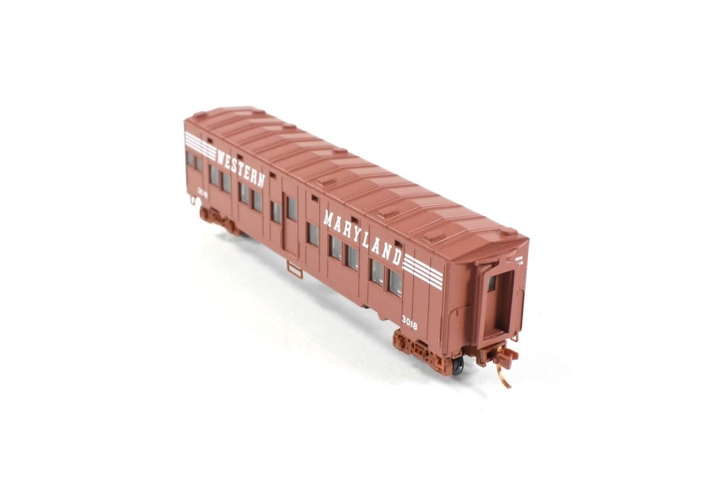 N Scale ***WESTERN MARYLAND*** 50' Troop Sleeper #3018 --- Micro Trains 11600040
