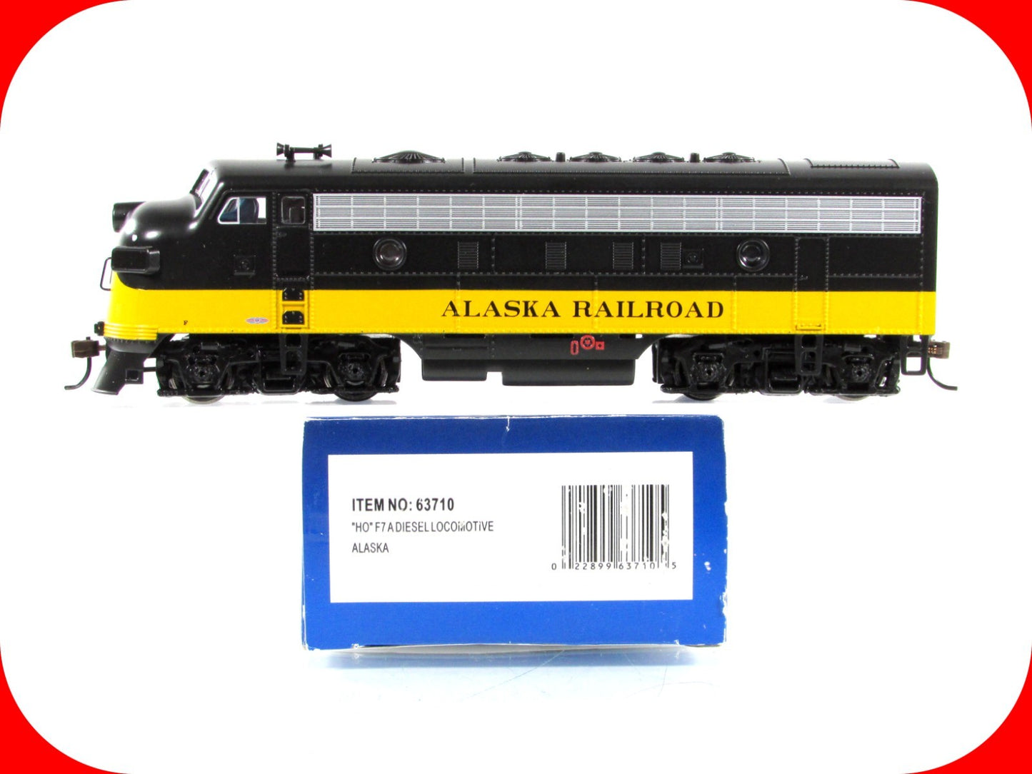 HO Scale ***ALASKA*** F7A Locomotive - Bachmann 63710, DCC Ready