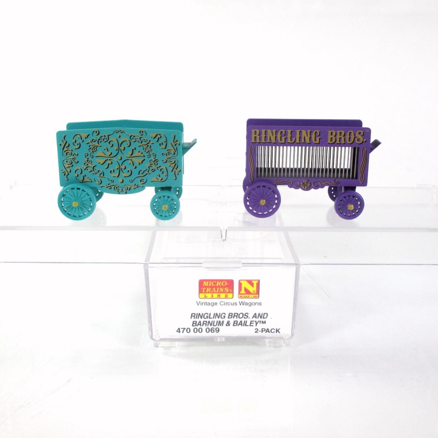 N Scale Ringling Barnum Bailey Vintage Circus Wagon Set - Micro Trains 47000069
