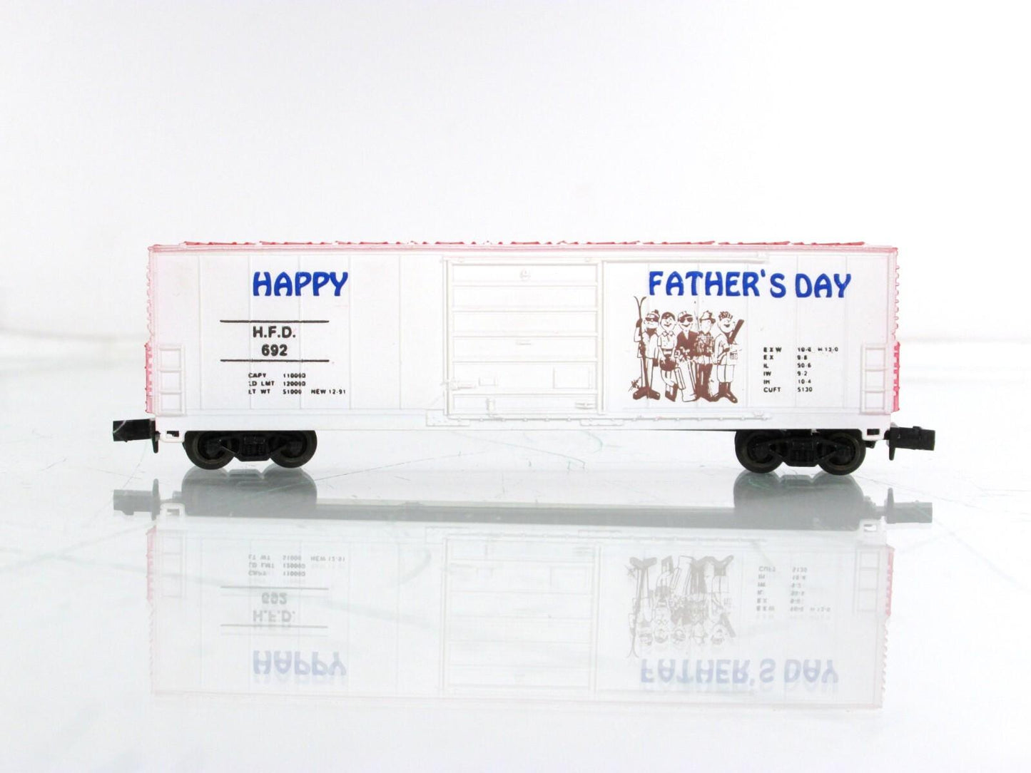 N Scale ***HAPPY FATHER'S DAY*** 50' *Sportsmen* Box Car -- Bev-Bel 2199 **RARE*