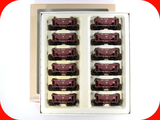 HO Scale ***GREAT NORTHERN*** Mining Ore Car 12-Pack Set ----- Walthers 932-4462