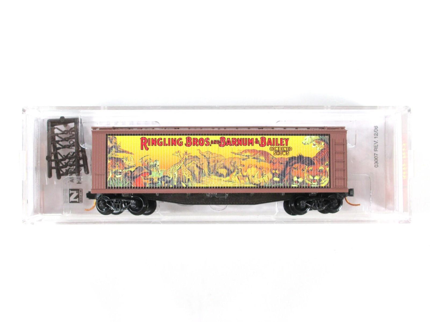 N Scale ***RINGLING CIRCUS*** Billboard Car #3 Box Car --- Micro Trains 04700403