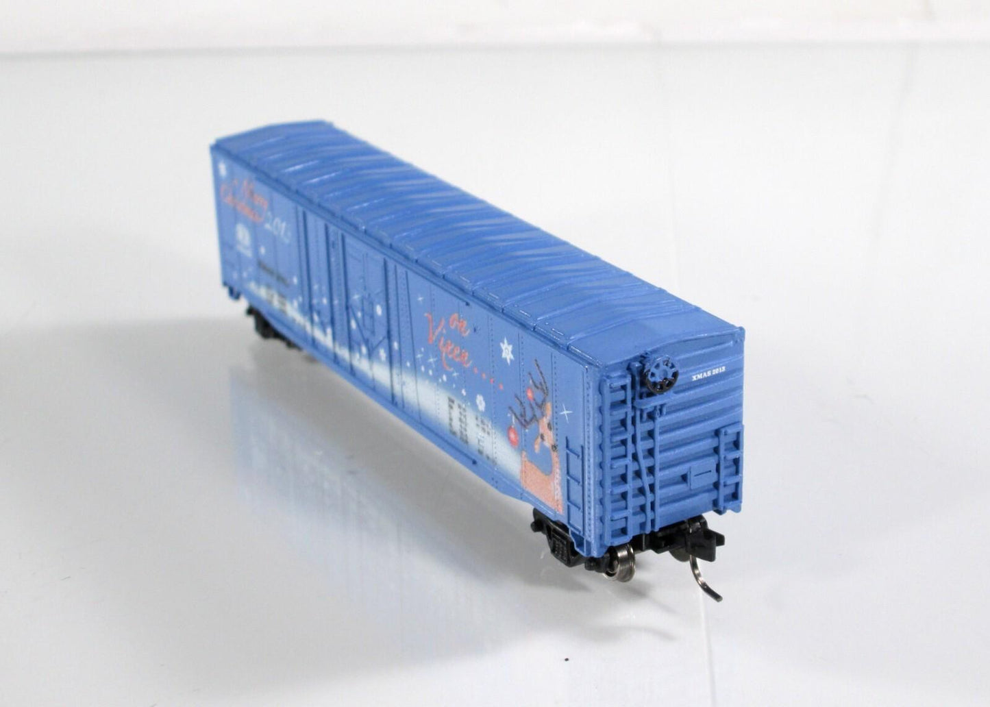 N Scale ***On VIXEN*** Reindeer Christmas Box Car 2013 -- Con-Cor 02013N ***RARE