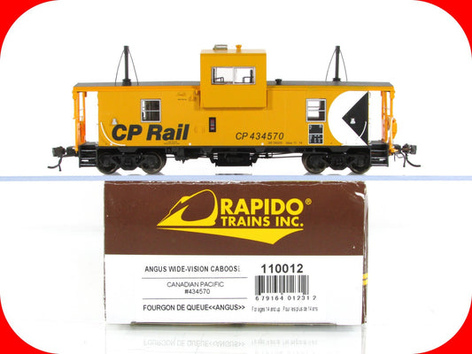 HO Scale **CANADIAN PACIFIC** Wide-Vision Caboose #434570 -Rapido 110012 *Lights