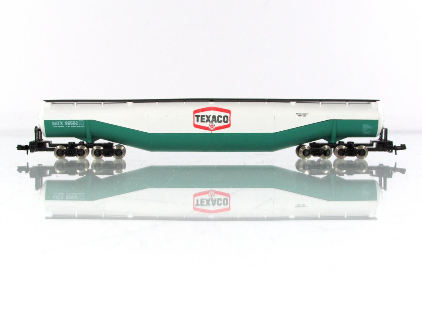 N Scale ***TEXACO*** 94' Jumbo Whale Belly Tank Car, GATX 96502 ---- Atlas 3112