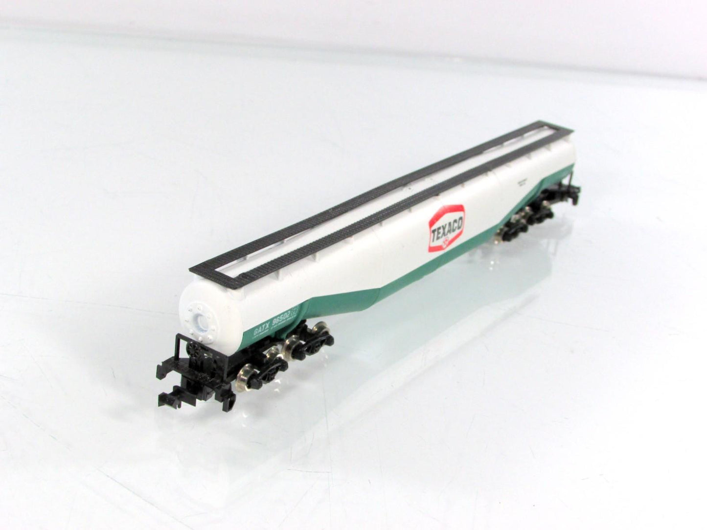 N Scale ***TEXACO*** 94' Jumbo Whale Belly Tank Car, GATX 96502 ---- Atlas 3112