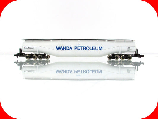 N Scale Wanda Petroleum Jumbo Whale Belly 94' Tank Car, GATX 96503 -- Atlas 3113