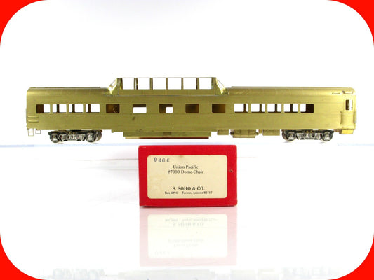 HO Scale BRASS ***UNION PACIFIC*** Dome-Chair Passenger Car #7000 - Soho 0466